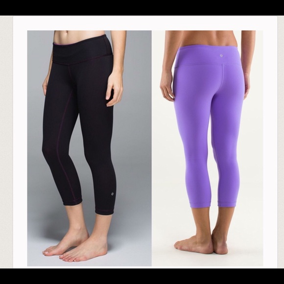 lululemon athletica Pants - ⬇️Sale⬇️ Lululemon Wunder Under Crop Reversible